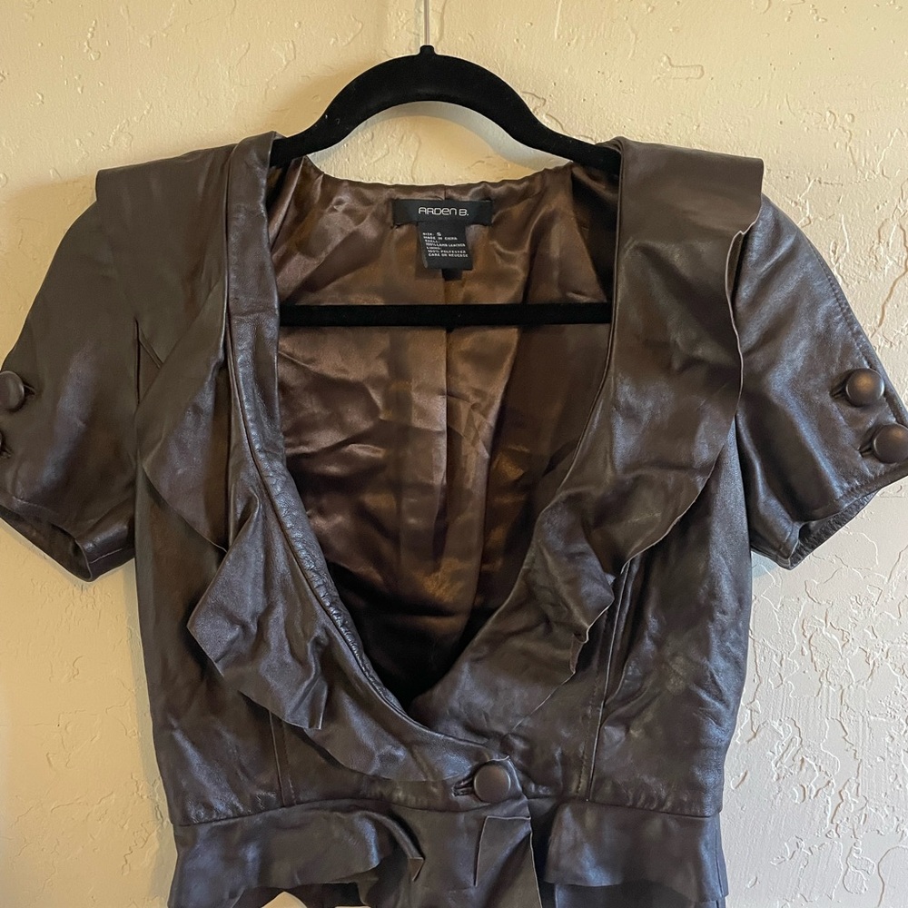 Vintage Arden B Real Leather Vest